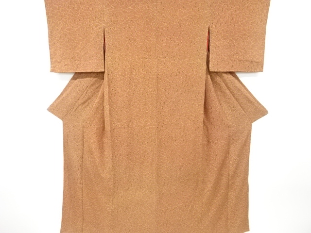 アンティーク　錦紗変り十字模様着物